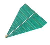 Badafaci UWB Log Periódico, Antena Direccional de Alta Ganancia, Rango de 600MHz a 6000MHz, Capacidad de Potencia de 50W para Comunicación Inalámbrica