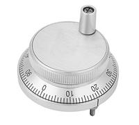 Badafaci Volante Electrónico CNC Generador de Impulsos Manual de 4 Terminales de 60 Mm Volante de Plástico de Metal con Control Preciso Fácil Instalación para Tornos CNC Fresadoras Máquinas de Grabado