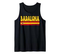 BADALONA Ciudad España Vintage Estética Vacaciones de Verano Camiseta sin Mangas