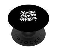 Badass Candle Maker Funny Dichos Mujeres Hombres PopSockets PopGrip Adhesivo
