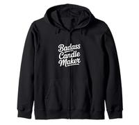 Badass Candle Maker Funny Dichos Mujeres Hombres Sudadera con Capucha