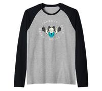 Badass Grandpa Mejorar, Dolor, Moler, Objetivos Camiseta Manga Raglan