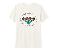 Badass Grandpa Mejorar, Dolor, Moler, Objetivos Camiseta Premium