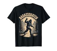 Badassquatch Bigfoot Rocker Metal Divertido Disfraz Cryptid Camiseta
