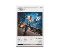 BadBunny YHLQMDLG - Póster de álbum de música pop, álbum de arte impreso, álbum de arte para sala de estar, arte decorativo para el hogar, 30 x 45 cm, estilo sin marco, 26