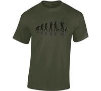 Baddery Angel - Camiseta para hombre - Camiseta de pescador para hombre - Ropa de pesca Accesorios, militar, M