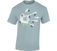 Baddery Camiseta de Escalada para Hombre - „Bouldern Adrenalin“ | Camiseta de escalada en bloque - Motivo de escalada y actividades al aire libre