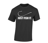Baddery Camiseta: Fish it - Pescado - Pescador/T-Shirt Unisex/Trabajo/Pesca/Regalo para Pescador
