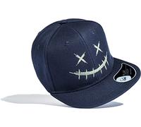 Baddery Gorra infantil con texto en inglés "Scary Smile - Glow in the Dark"