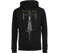 Baddery Sudadera de ciclismo para hombre, accesorio para bicicleta de carreras, sudadera con capucha, I'm The Engine, L