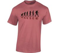 Baddery Wander - Camiseta para hombre - "Wanderer Evolution" - Camiseta para amantes de la naturaleza y montañeros, XL