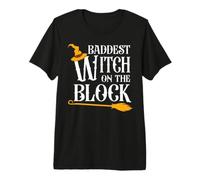 Baddest Witch On The Block Camiseta Premium