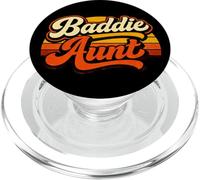 Baddie Aunt Funny Retro Vintage PopSockets PopGrip para MagSafe