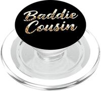 Baddie Cousin Leopard Funny PopSockets PopGrip para MagSafe