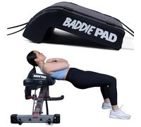 Baddiepad - Almohadilla protectora para banco de apoyo de cadera, espalda, hombro, columna vertebral. La esponja de espuma gruesa es cómoda y protectora para aliviar la presión mientras levantas pesas
