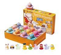 Badebälle 12 Stücke - Natürlichsüßen Enten,Kinder Duschbälle Für Lustige Spiele | Für Mädchen Kinder, Zuhause, Kinderzimmer, Badewanne, Hotel, Baden, Schwimmbad, Geburtstagsfeier