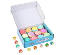 Badebälle Für Kinder Mit - Badebomben Für Kinder,12 Stück Zur Interaktives Körperreinigung,Natürliche Duschbälle Geburtstag, Reisen, Zuhause, Hotel, Sommer, Bad, WC, Kinderbetreuung