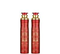 -Badee Al Oud Sublime - Ambientador en espray de larga duración para el hogar, la oficina y el automóvil, aroma oriental a madera, diseño rojo y dorado, 300 ml