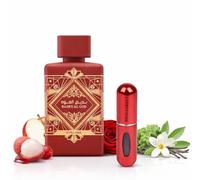 Badee Al Oud Sublime Eau de Parfum 100ml Unisex - Perfume Dulce Afrutado Elegante con Manzana, Lichi, Jazmín y Vainilla de Larga Duración + Atomizador Recargable 5ml DRIKANBEST