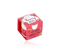 BadeFee - Exfoliante de labios "Berry Kiss" 15 ml - Cuidado de labios natural exfoliante con manteca de karité y cera de abejas, ayuda contra labios quebradizos y secos, sin microplásticos ni