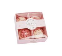 BadeFee Set de regalo: 4 bombones de baño hechos a mano, cuidado y fragancia para momentos de mimo sensual (Candy Crush)