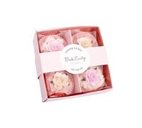 BadeFee Set de regalo: 4 bombones de baño hechos a mano, cuidado y fragancia para momentos de mimo sensual (Cherry Blossom)