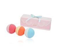 BadeFee Set de regalo "Exótico": cuidado y aroma para momentos sensuales, 3 baños de burbuja en caja de regalo con aceite de almendras y sal marina