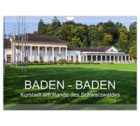 Baden-Baden, Kurstadt am Rande des Schwarzwaldes (Wandkalender 2026 DIN A4 quer), CALVENDO Monatskalender: Ein Rundgang durch Baden-Baden und Umgebung