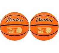 Baden easyCredit BBL - Balón de Baloncesto, Color Naranja (Paquete de 2)