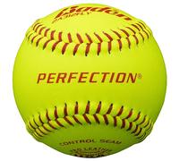 Baden Perfection USA - Pelotas de sóftbol de Lanzamiento rápido de Cuero, Costuras elevadas, 12 Pulgadas (docena)