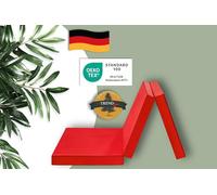 Badenia Trendline 3889217117 Espuma, poliéster, Rojo, 197 x 66 x 9 cm