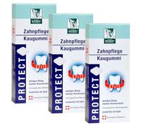 BADERs PROTECT cuidado dental chicle de farmacia. Sin azúcar con 100% xilitol. 20 cuadrados de chicle