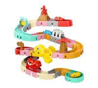 Badewasserkugelstrecke - 9.84in Ɓaby Bade Spielset | ABS Wasserspielzeug Set - 43-47 Teile Dinosaurier Stadt Stil für Kinder Spaß Lernen Pädagogisch Badewanne
