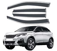 BADEZ 4 Piezas de deflectores de Viento para Coche, para Peugeot 3008 (P84) 2016 2017 2018 2019 2020 2021 2022 2023 2024 Cortavientos para ventanilla protección Sol Lluvia Nieve Viento.