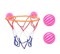 Badezimmer Basketballspielzeug, Badewannenspielzeug, Geschenke für Kinder - 11 × 13 × 9 cm Badespaß Basketballkorb mit 2 weichen Kugeln, Starker Saugnapf, Ideal para bebés y Kindergeschenke im