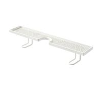 Badezimmer Waschbecken Organizer - Schwebendes Eisen Aufbewahrungssystem Ohne Bohren | Waschbecken Ablage Mit Tablett Und Korb | Platzsparender Bad Organizer Für Kosmetik Küche Schlafzimmer