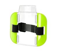 Badge Holder Armband | Clear Organizer Sleeve - Waterproof Ticket Holder Armband with Adjustable Elastic Strap and Buckle - for Skiing Mountaineering Rafting Women Men