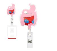 Badge Holder Clip | Id Key Keychain Holder | Hanger Organ Shake Toy Retract