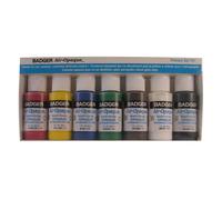 Badger AirBrush Company AirOpaque Airbrush Ready Water Based Acrylic Paint Primary 1Ounce Each Set of 7