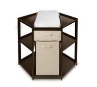 Badger Basket cambiador de pañales con cesta y cesta, Espresso