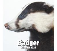 Badger Calendar 2026: 14-Month Organizer from Nov 2025 to Dec 2026 | Perfect for Home, Office, School & Family Scheduling, For Men , Women , Girls , Boys