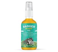 Badger Company, Aceite Calmante de bebé, manzanilla y caléndula, 4 fl oz (118 ml)