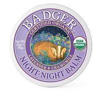 Badger Noche Noche Bálsamo orgánico certificado Calmar Sweet Dream Bálsamo Para 21g Niños