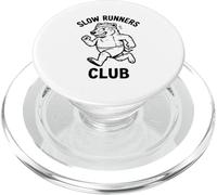 Badger Slow Runners Club Divertido Gráfico de Jogging PopSockets PopGrip para MagSafe
