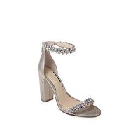 Badgley Mischka Jewel Women's Mayra Heeled Sandal, Gold Glitter, 8 M US
