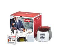 BADGY Evolis ID Printer - Impresora para Insignias de plástico, Rojo