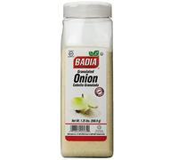 Badia - Cebolla granulada en polvo, botella agitadora de 1.25 pulgadas mas grande