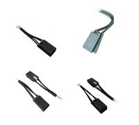 BADIKA Accesorios para escobillas de carbón D374B Mina de carbón DC Cepillo de carbón for Motor D374N 2-8X32X64 Doble Pieza un par 2-10X32X64(2-8x32x64/D)
