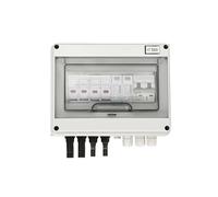 BADIKA Caja del combinador Solar Caja combinadora fotovoltaica Solar con protección 2 en 1 Salida DC 600 V Fusible MCB SPD Caja IP65(DC Fuse 30A)