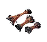 BADIKA Conectores macho y hembra con cables 10 Uds. Cable conector de puente de doble cabeza de 2,54mm 2,54 MM 2P/3P/4P/5P/6P/8P/9P/10P de largo 10/20/30CM(Male to Male,30CM,1P)
